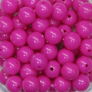 CTM050042P500G - Contas Bolinhas Acrílico Rosa Pink c/ 500 gramas - 8mm (63)