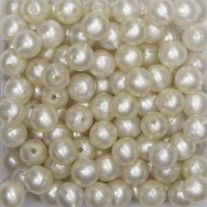 CTM050003P20G - Contas Bolinhas Acrílico Branco Perolado c/ 20 gramas - 8mm (07)