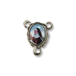 ET1671023P5 - Entremeio Santa Rita de Cássia Resinado c/ 5un. - 1,9x1,5cm