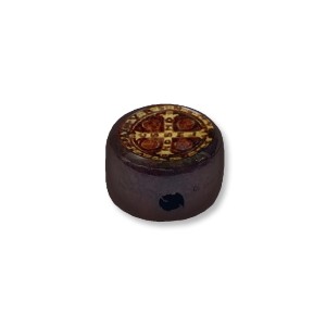 ET761206P6 - Entremeio São Bento Passante Madeira c/ 6 un. - 1x1cm