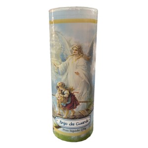 VE155242 - Vela Anjo Da Guarda de 7 dias - 17x5cm