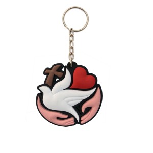 CH34051 - Chaveiro Crisma Emborrachado - 10,5x5cm