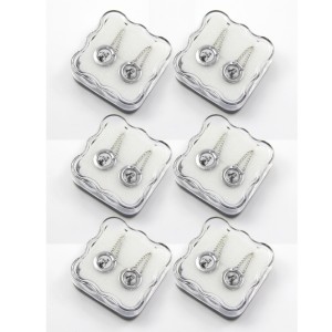 ES43081P6 - Escapulário N. Sra. Do Carmo Aço Inox c/ 6un. - 61,2x1,2cm (R019)