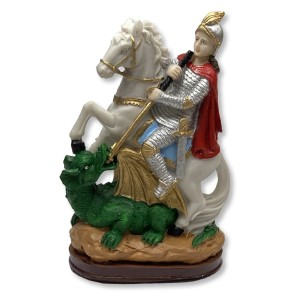 IM1730459 - Imagem São Jorge Resina - 16x11cm