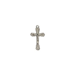 CZ891280P10 - Crucifixo Metal Níquel c/ 10un. - 3,4x2cm
