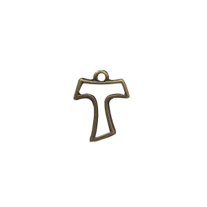 CZ861642 - Tau Vazado Metal Ouro Velho - 3,5x2,8cm