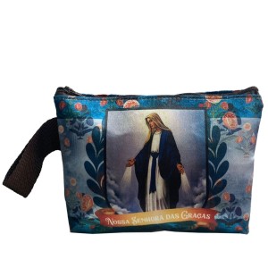 NE040452 - Necessaire N. Sra. Das Graças - 18x14cm