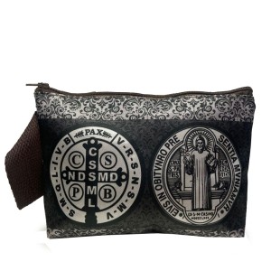 NE040560 - Necessaire Medalha de São Bento- 18x14cm