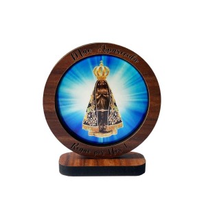 AO295300 - Pedestal N. Sra. Aparecida Resinado - 7,5x7cm 