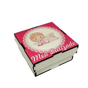 CXM75978 - Caixinha Anjinho MDF - 10x10cm