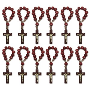 DZ76045P12 - Dezena Madeira Vermelha c/ 12un. - 9x2,2m